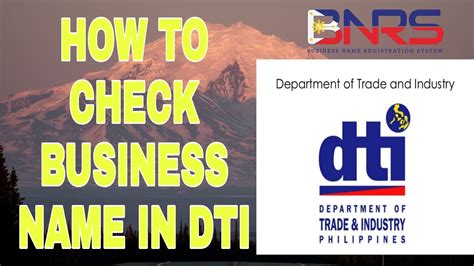 dti.gov.ph business name search|Business Name Search .